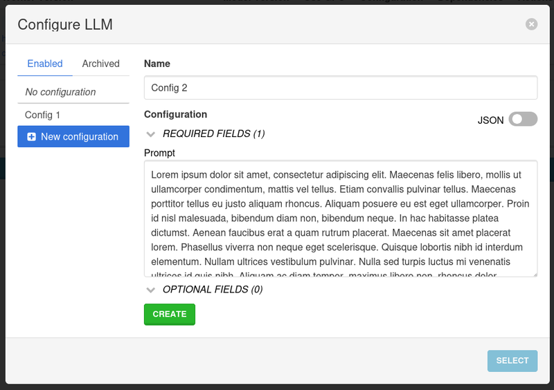 Multiline string fields in worker configurations