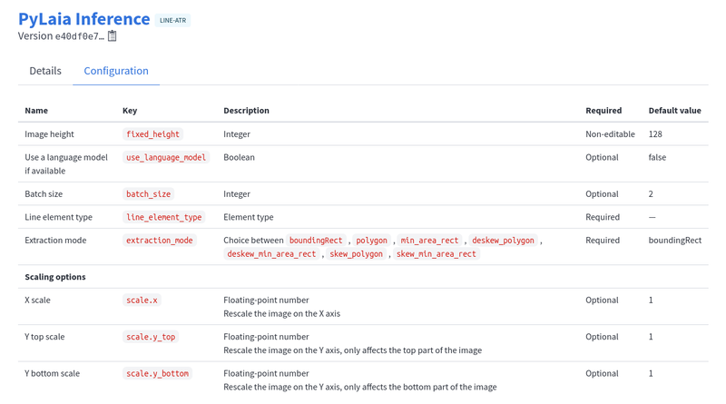Worker configuration fields